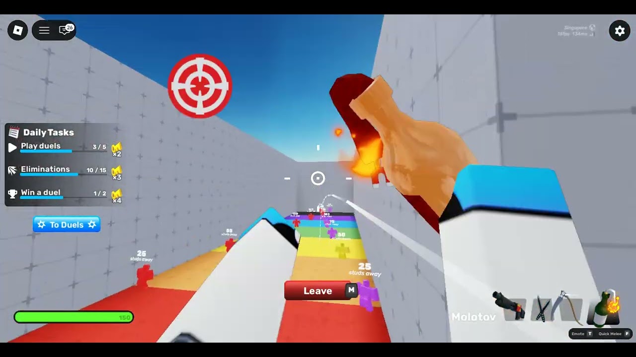 Doing Trick Shots In RIVALS