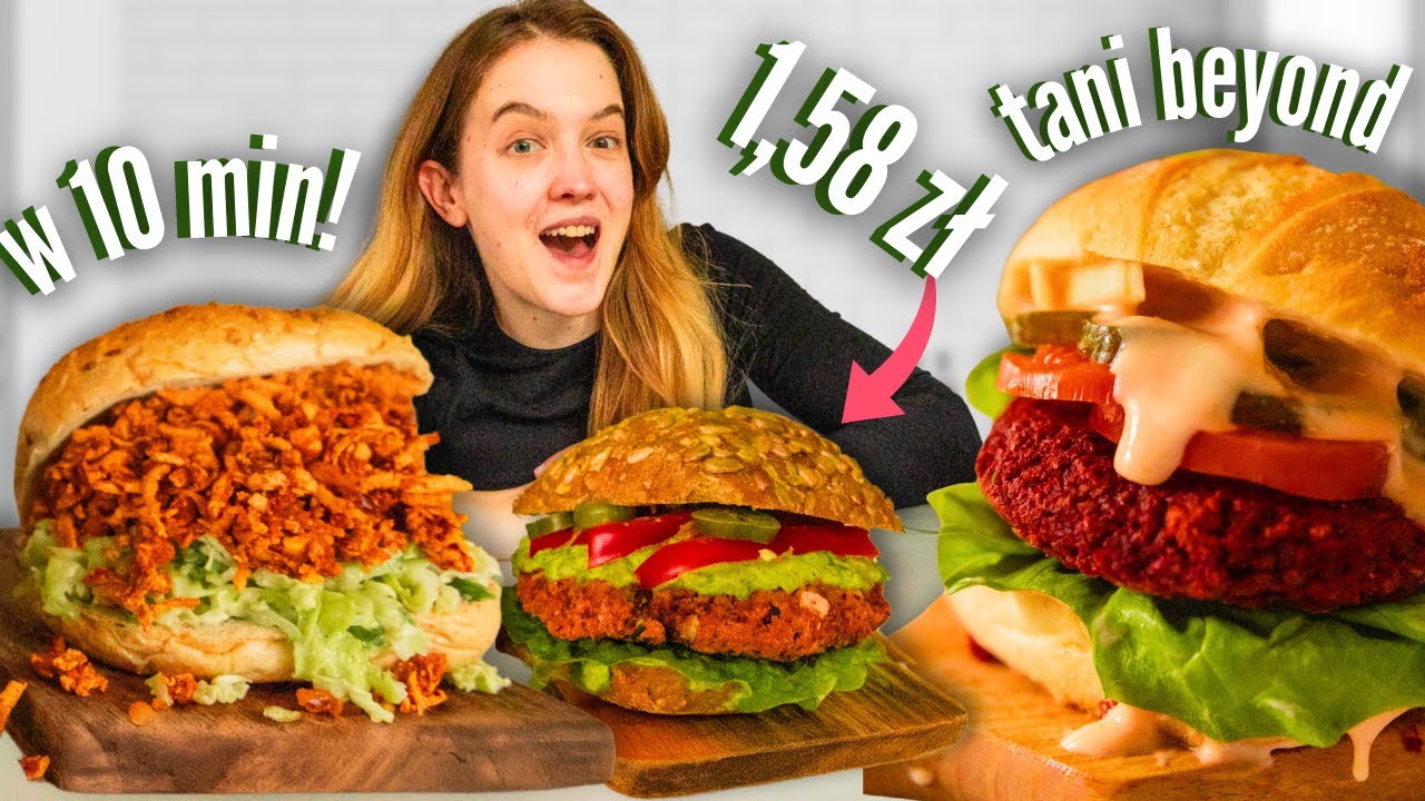 NAJLEPSZE burgery! tanie i proste przepisy *wege*