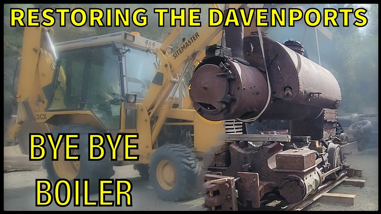 Ep 2 - Removing The Boiler - Two-Foot Gauge Steam Locomotive Restoration