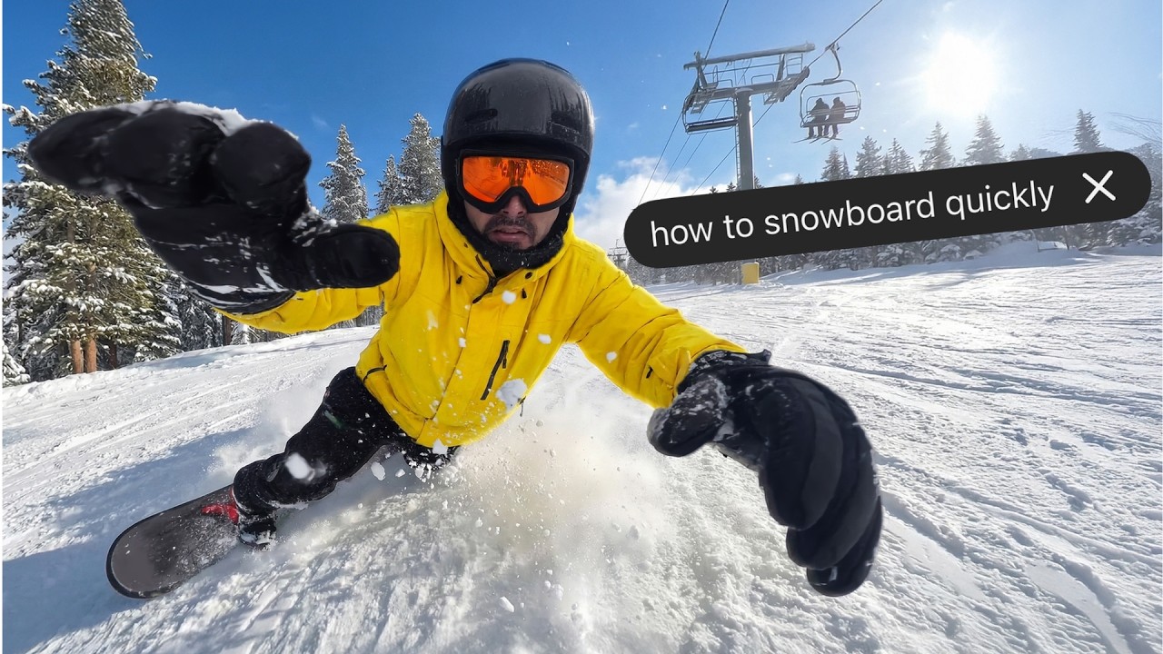 I tried learning to snowboard with YouTube tutorials | I FAILED