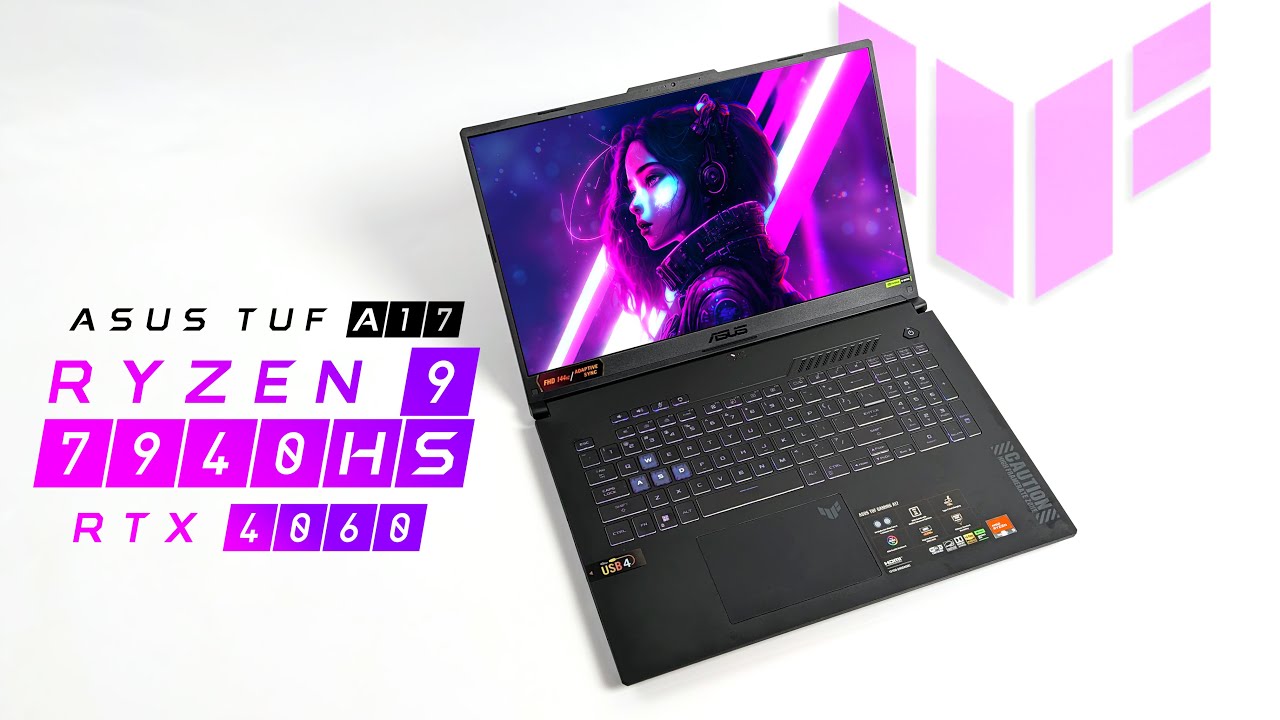 This Ryzen 9 7940HS Gaming Laptop Is Crazy FAST! 2023 ASUS TUF A17 Hands-On Review