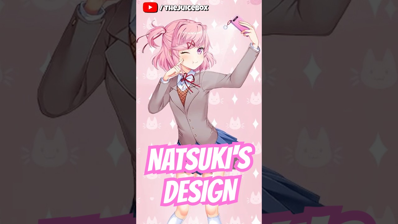 Дизайн Нацуки КРИЧИТ Мило | #ddlc #ddlcnatsuki #ddlcplus