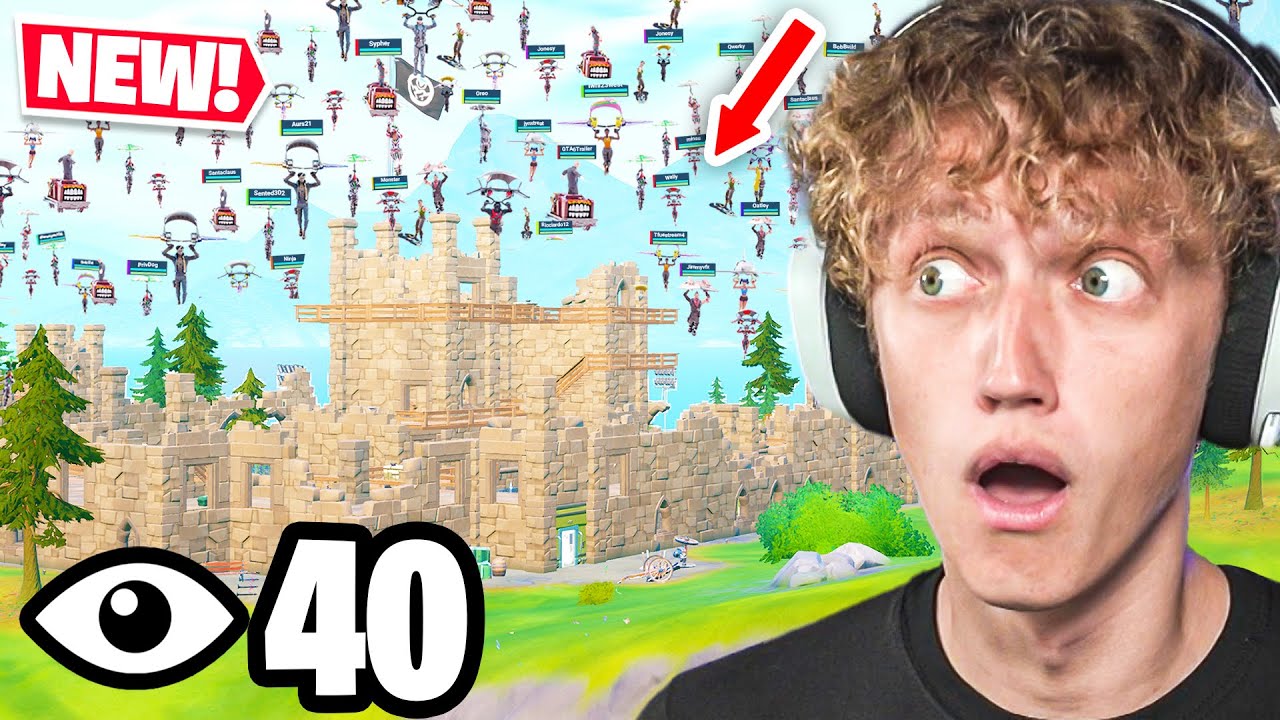 I Got Every Player To Land At FORT CRUMPET In Chapter 2 Reload! (New POI)