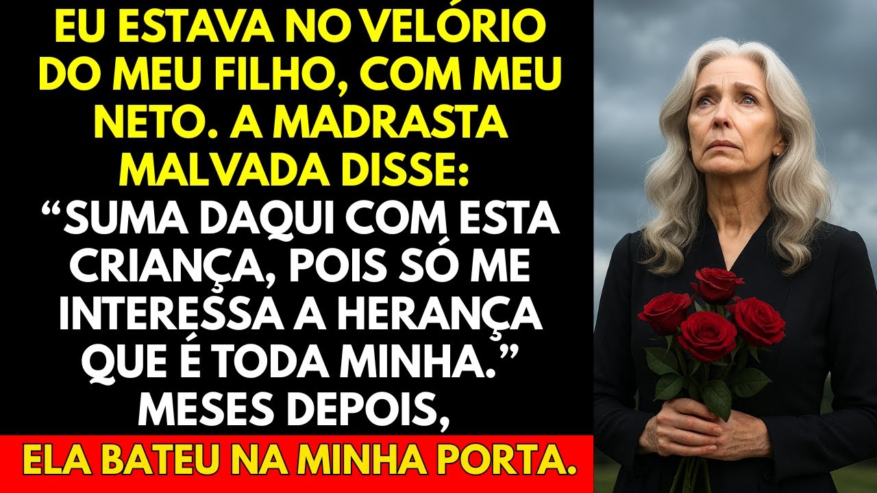 Eu estava no velório do meu filho, com meu neto. A madrasta malvada disse: “Suma daqui com esta...