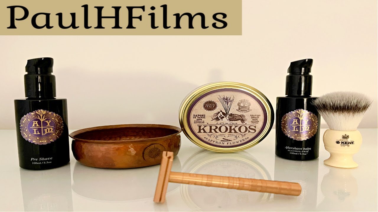 Henson AL13 DE Razor | Abbate Y La Mantia Krokos Shaving Soap