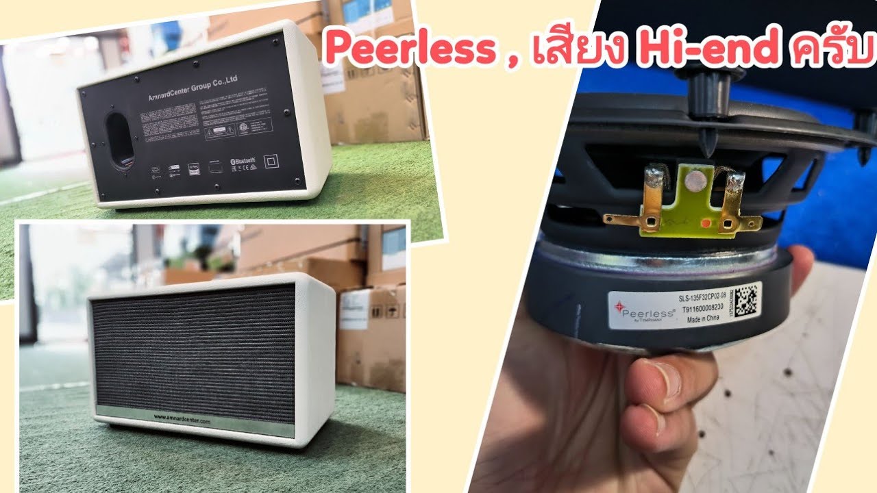 ลำโพง Peerless. คุณภาพเสียง Hi-end แท้ๆ ครับ💖
