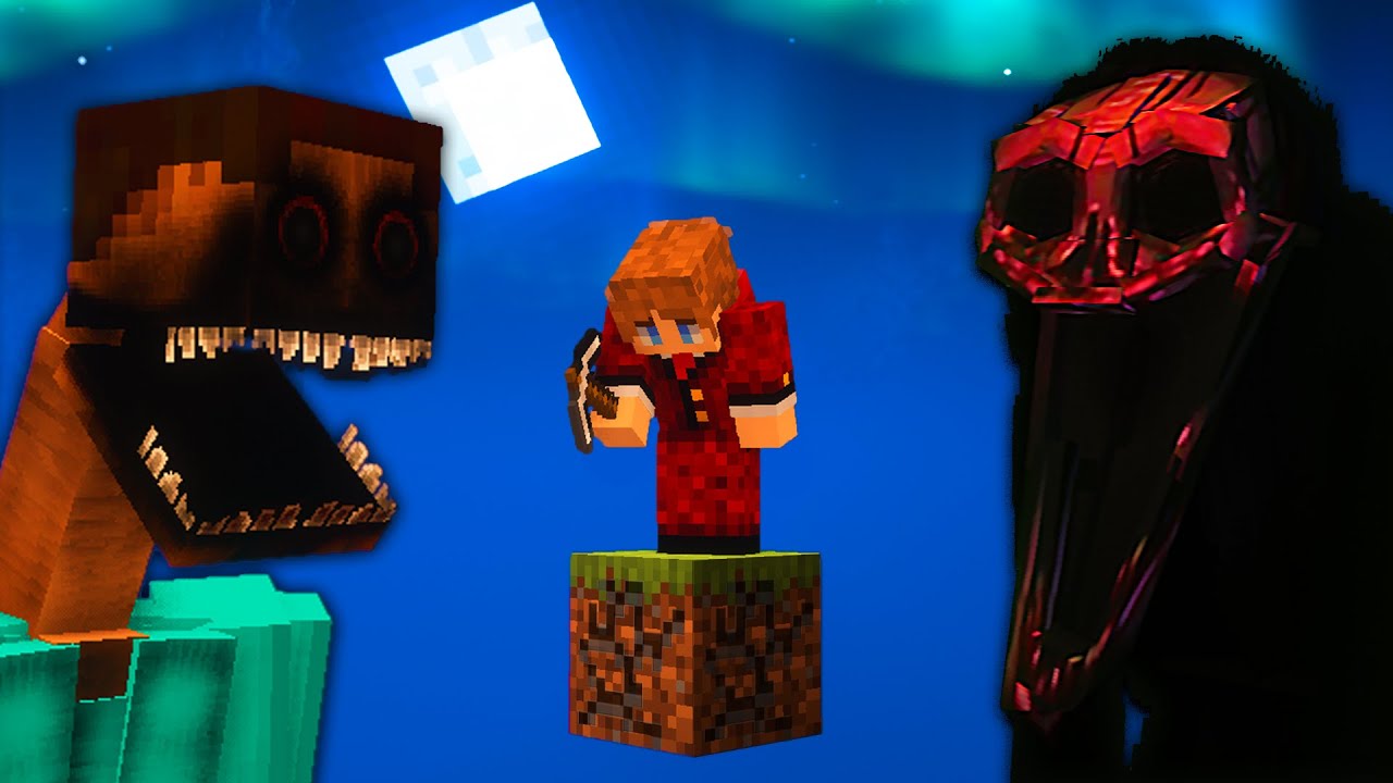 I Added EVERY Horror Mod To One Block In Minecraft...