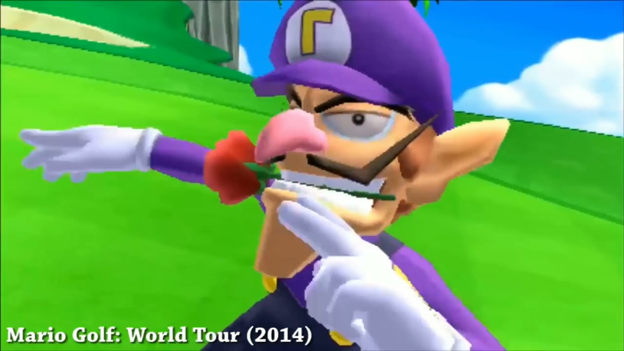 Every Time Waluigi Dances | Mario Tennis 64-Mario Party Superstars