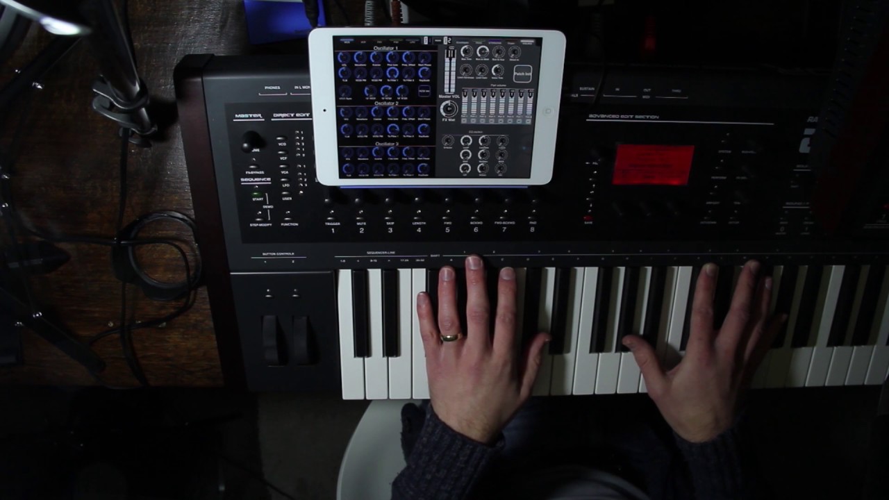 iPad layout for Radikal Technologies Accelerator using MIDI Designer Pro 2