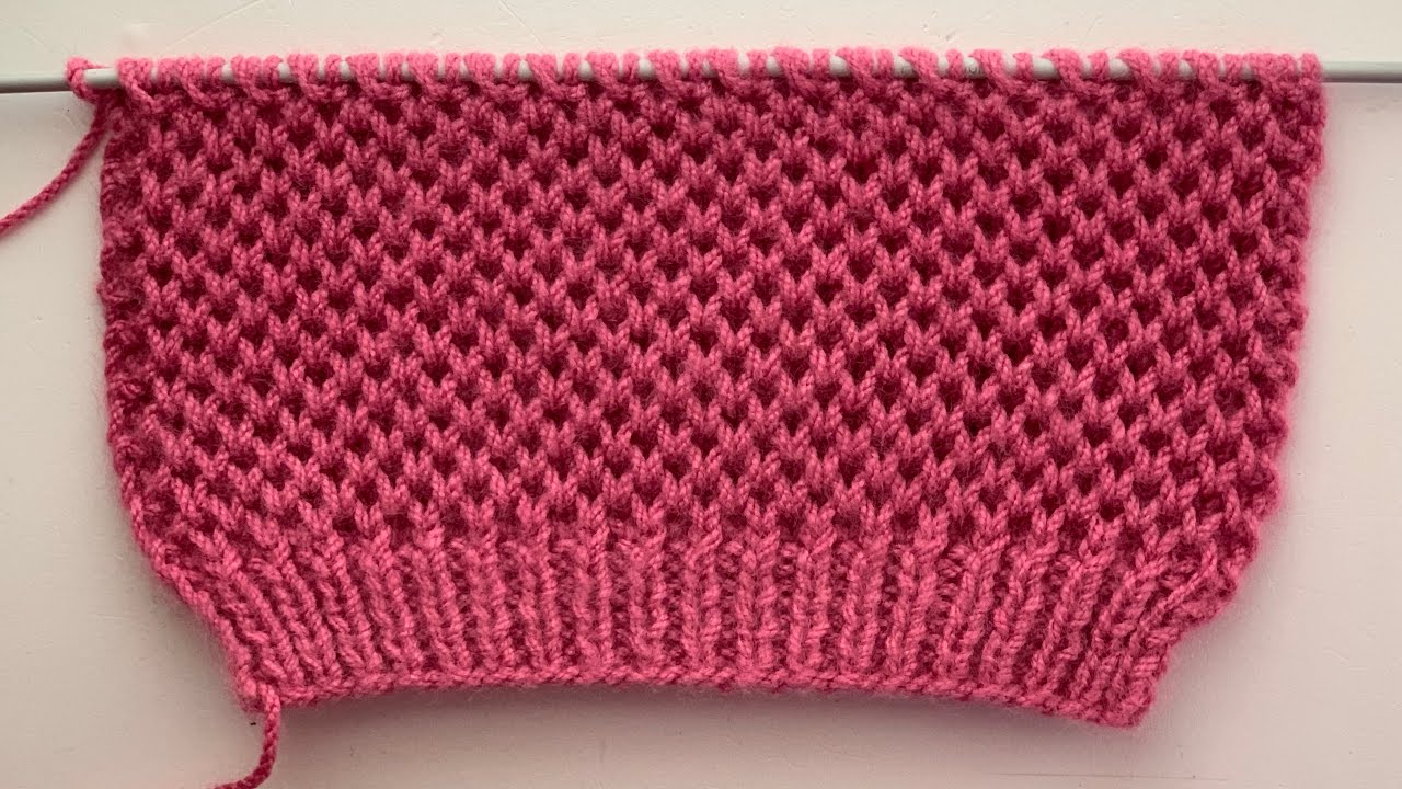 Knitting Pattern/Honeycomb Design