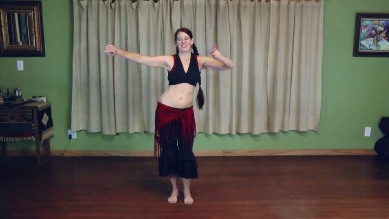 Tribal Belly Dance Lessons - Circle Step in WildCard BellyDance ITS