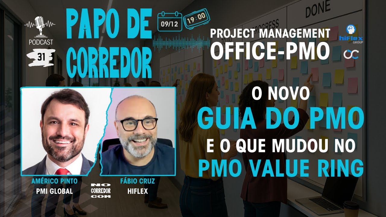 O NOVO PMO COM O GUIA DO PMI: AMERICO PINTO. Papo de Corredor. Podcast#31