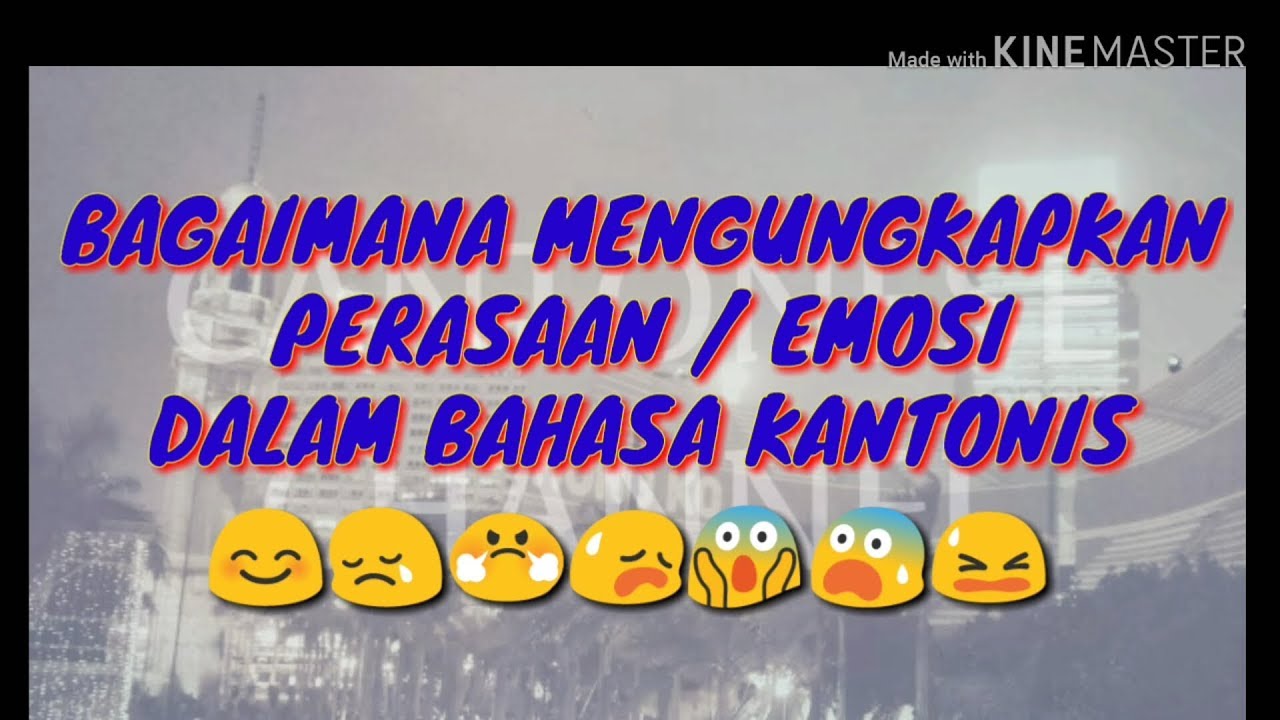 VIDEO 50 MACAM MACAM EKSPRESI & PERASAAN DALAM BAHASA KANTONIS