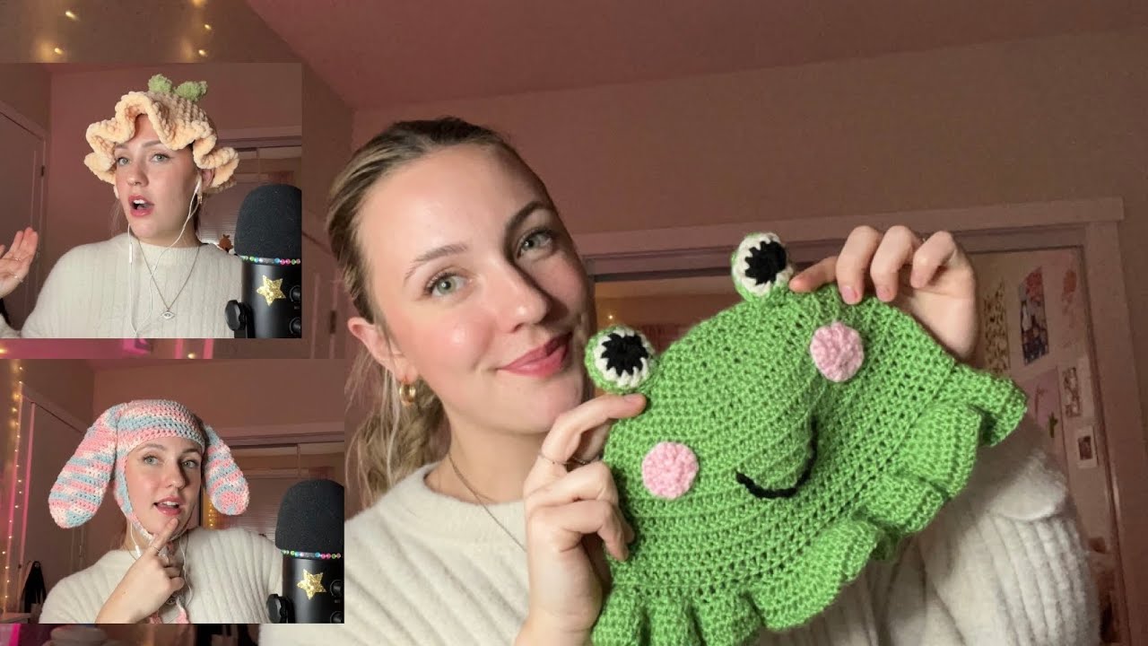 ASMR showing you weird things I’ve crocheted🧶🧡