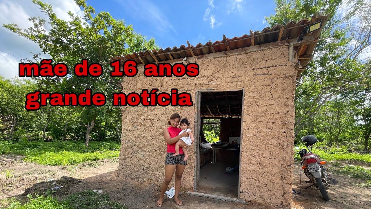 Mãe de 16 anos que vive isolada numa casinha de tape recebe uma grande notícia da sua vida
