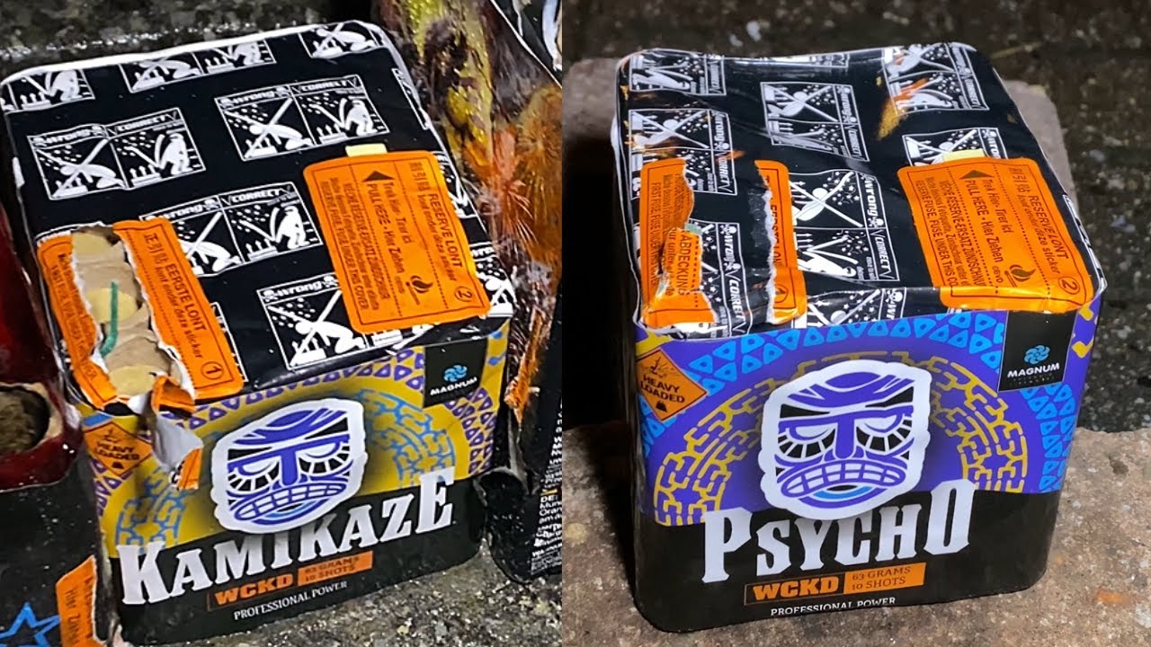 Psycho & Kamikaze | 2x10 shots | Magnum Vuurwerk