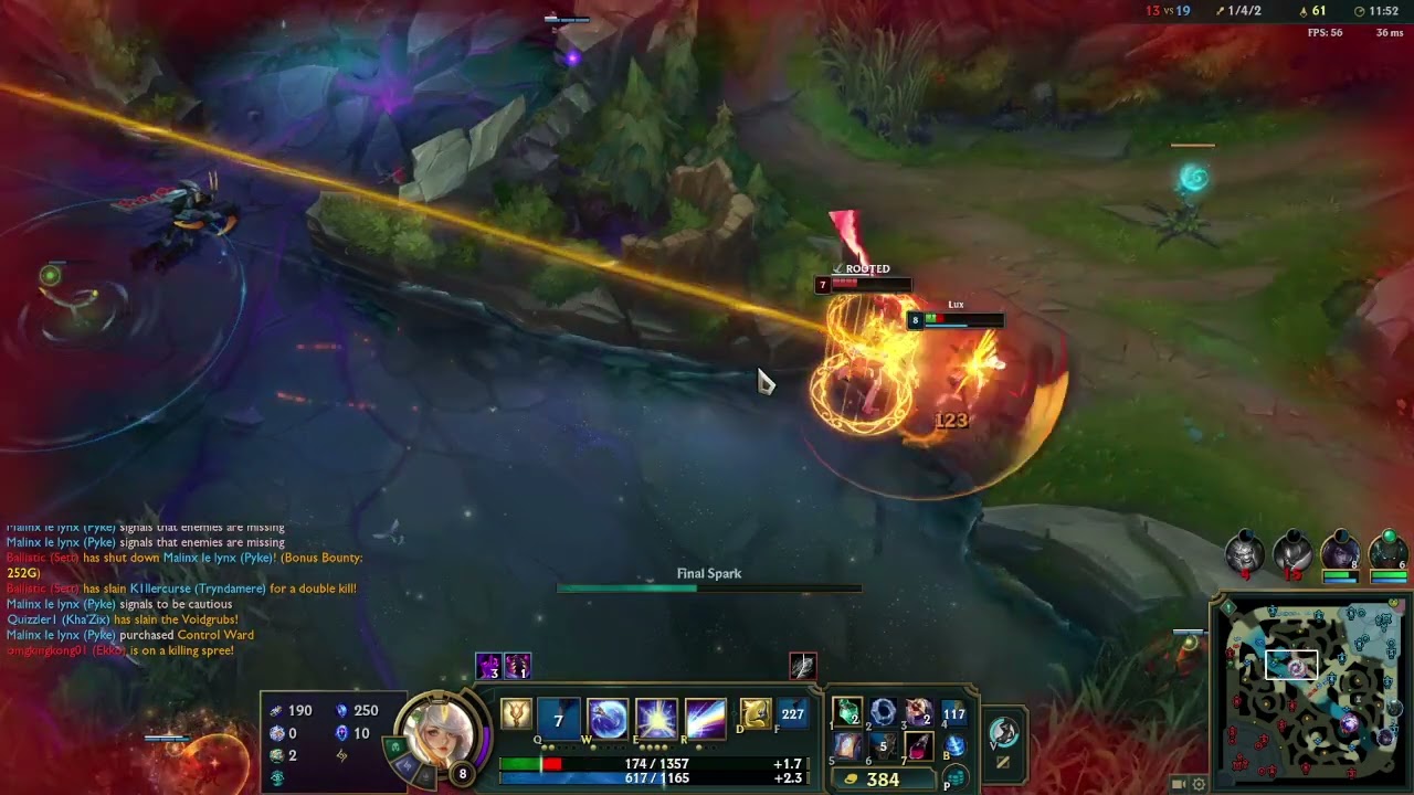 Lux Game 20 (Loss vs Ekko)