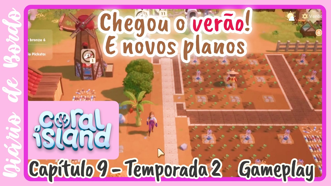 Cap. 9🩷 Fim da Primavera e início do Verão | 🦄 Coral Island - Temporada 2