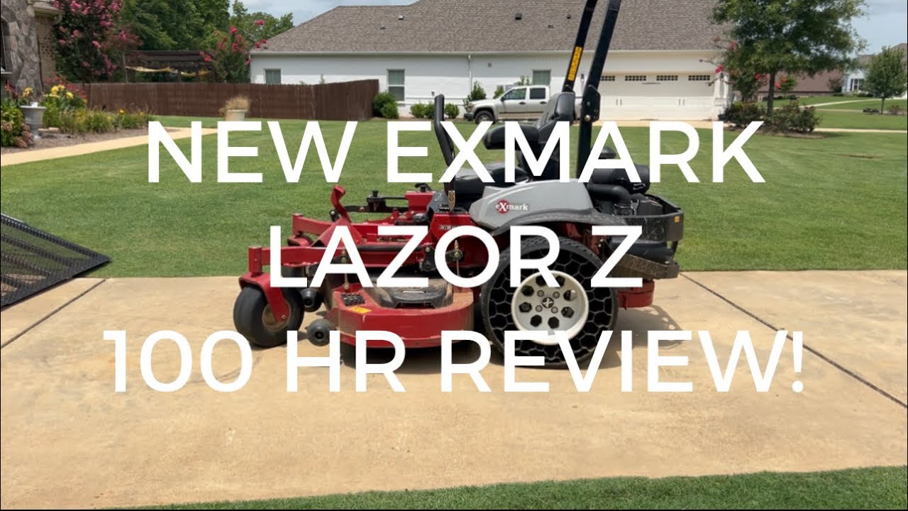 Новый Exmark Lazor Z X-серии с функцией адаптации. 100-часовой обзор!