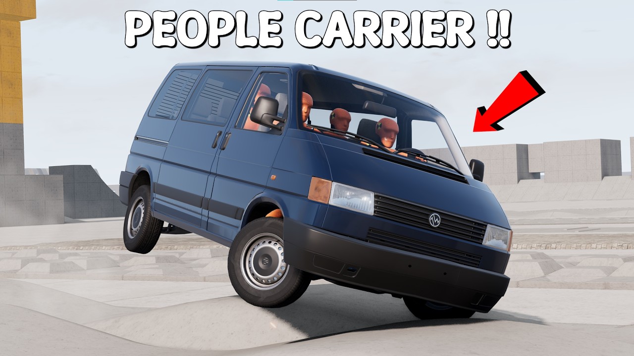 HOW STRONG IS THE T-WAGEN?? | DURABILITY TEST | BeamNG.Drive Cinematic
