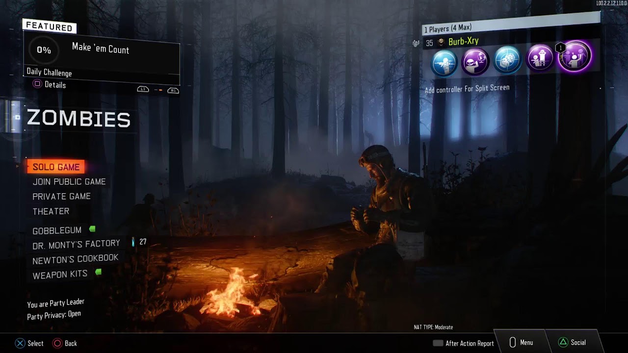 Bo3 zombie