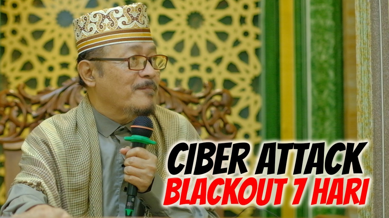 AKAN ADA CYBER ATTACK LISTRIK MATI SEMINGGU : Prof Dr KH Ahmad Zahro MA al-Chafidz