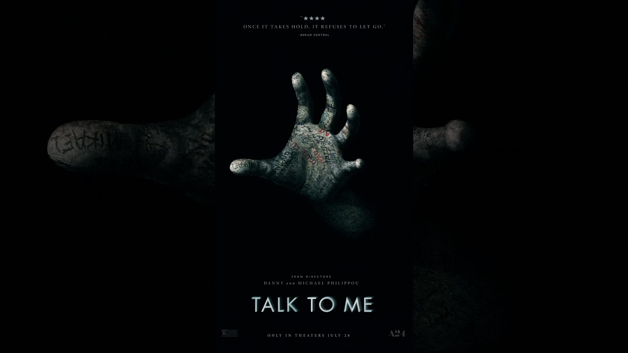 TALK TO ME (2023 A24 HORROR FILM) | 30 second review | SCARIEST MOVIE OF THE YEAR?