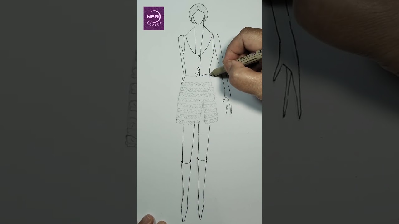 Fashion Design Drawing Crop Sets #fashiondesign #fashiondrawing 
