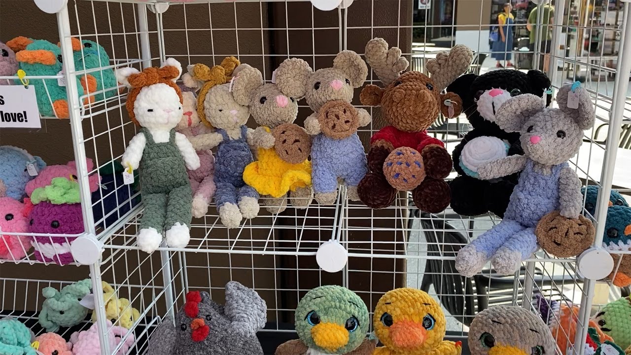 Friday Night Market Selling Crochet Plushies / Hit or Miss?