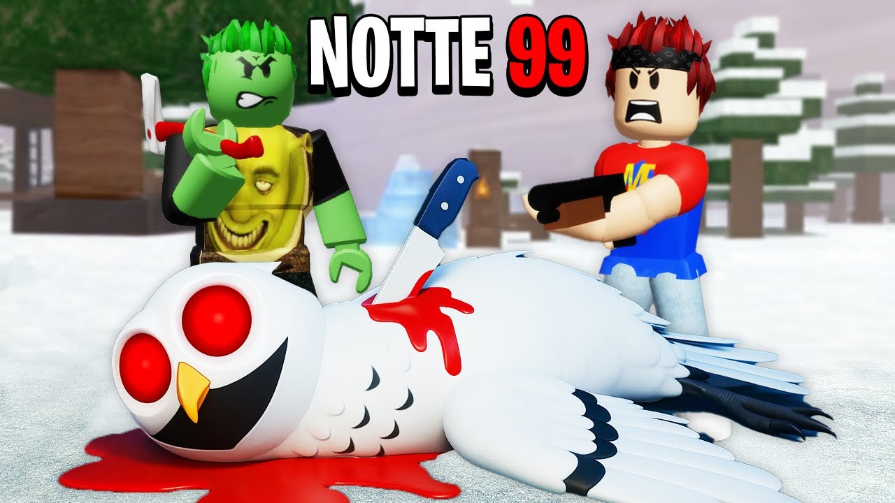 ABBIAMO UCCISO IL GUFO CON QUESTO METODO SEGRETO IN 99 NOTTI NELLA FORESTA su ROBLOX!?