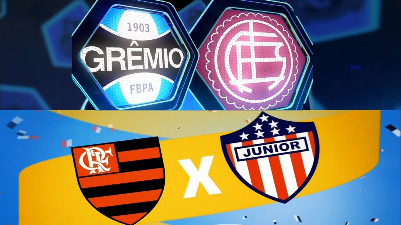 Chamada Globo: Gr&ecirc;mio X Lan&uacute;s / Flamengo X Junior (Libertadores/Sul-Americana 17)