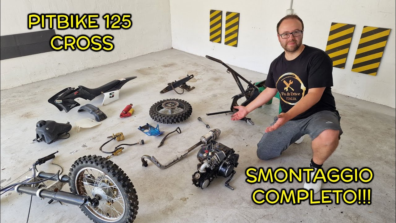 Pitbike Cross 125 - #2 -  Smontaggio completo!!!