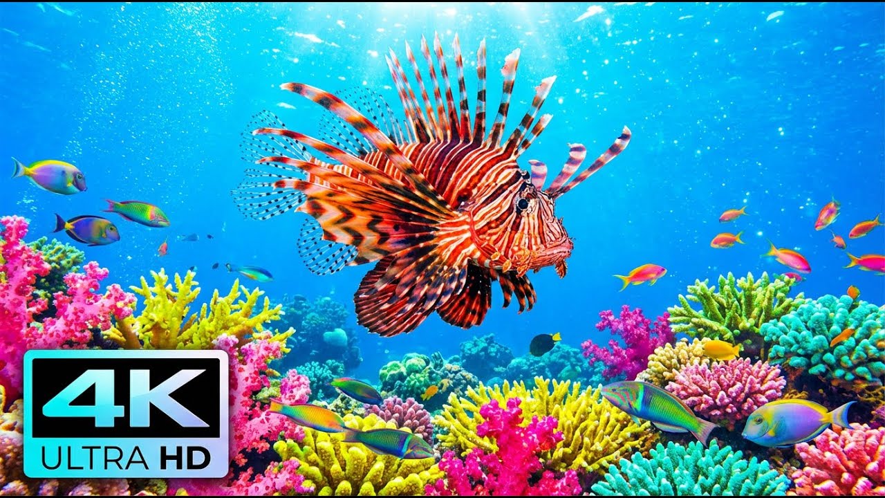 24/7 LIVE Aquarium in 4K 🌊 Calm Underwater Visuals & Relaxing Music for Study, Sleep & Focus