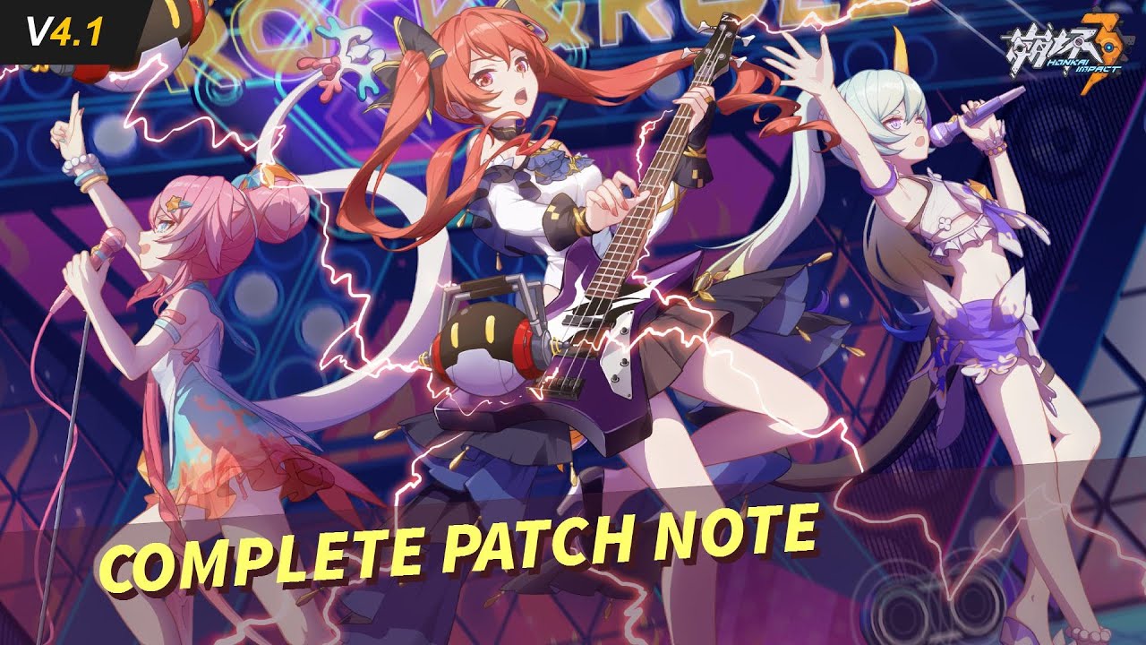 V4.1 SEA - Complete Patch Note | Honkai Impact 3