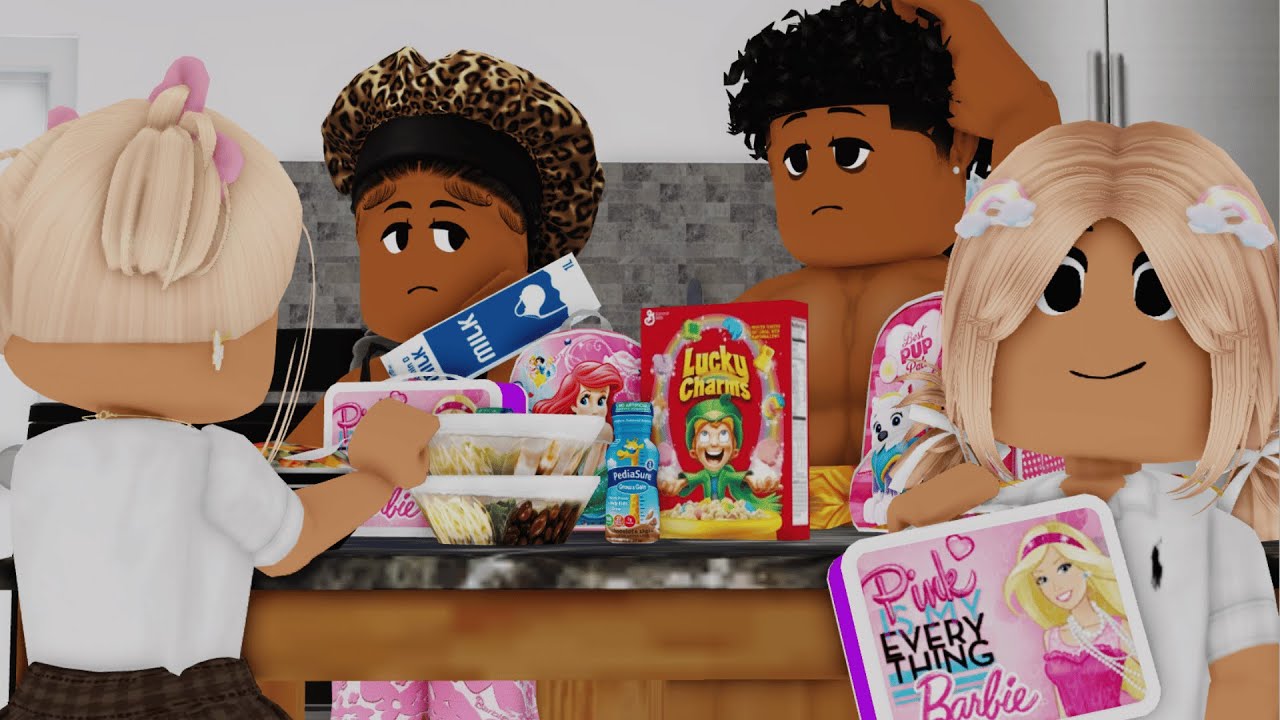 LATE SCHOOL MORNING ROUTINE *BUSY DROPOFF* Roblox Bloxburg Roleplay