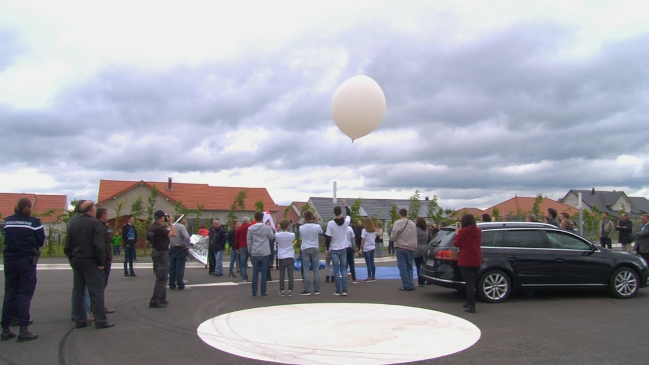 Le ballon sonde du collège de Sarralbe