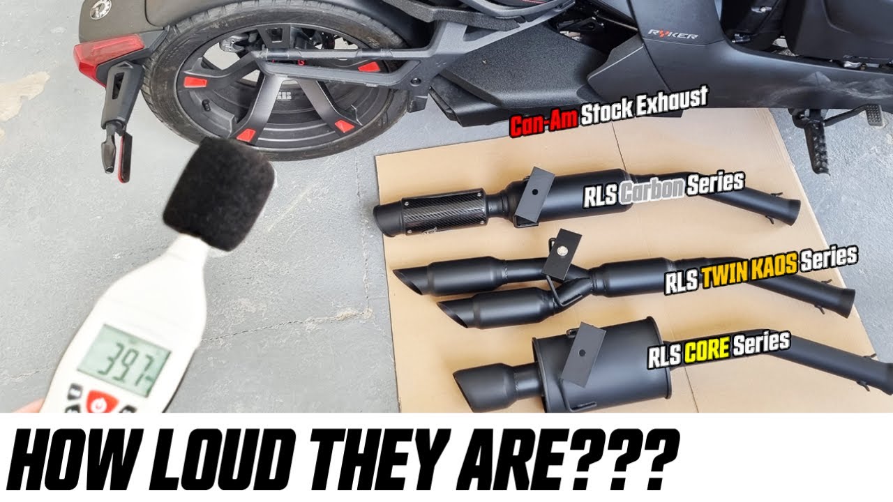 Biggest EXHAUST test | RLS Exhaust on Can-Am RYKER