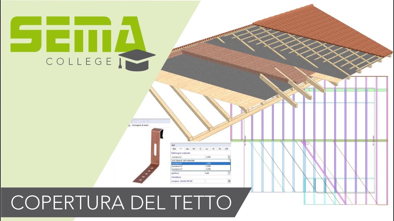 Corso online: Copertura del tetto