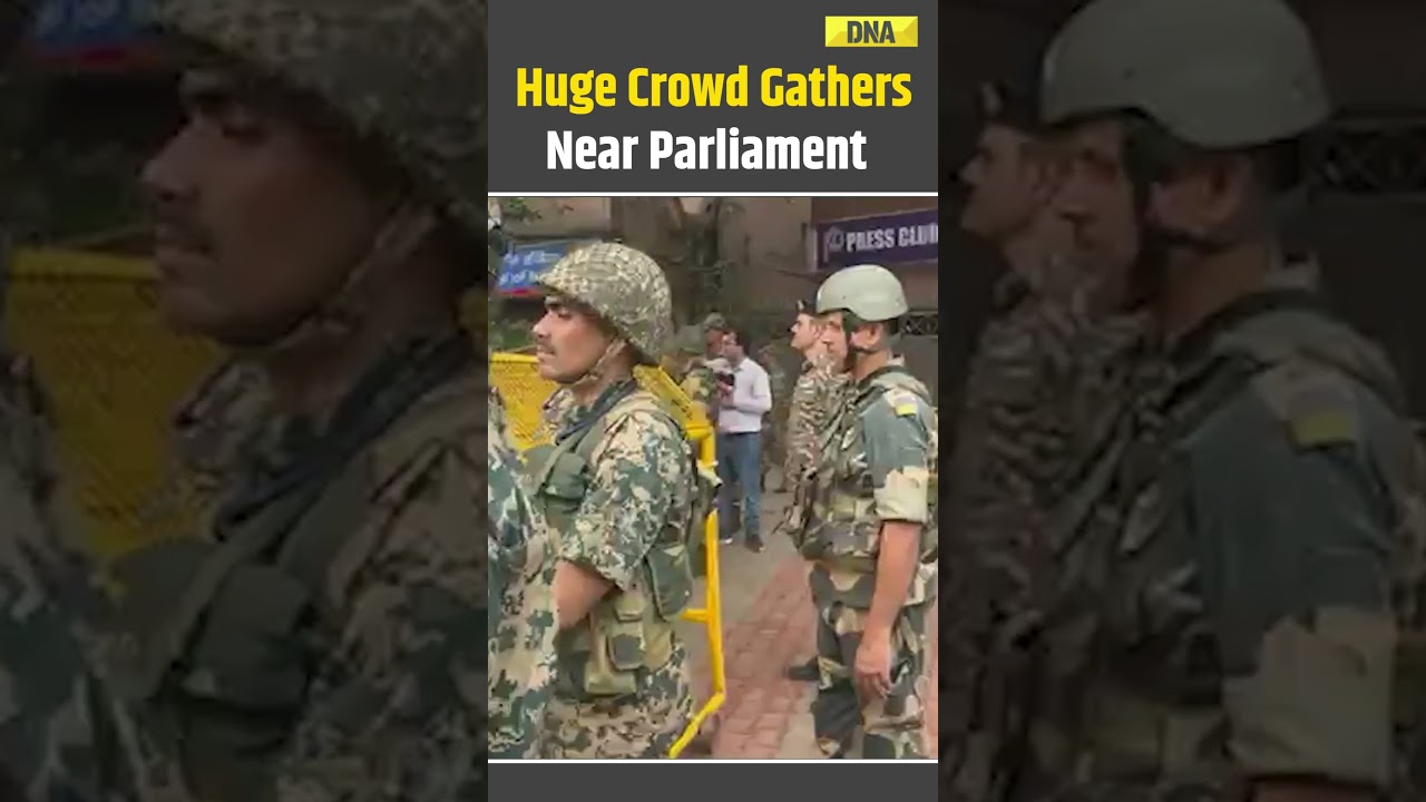 CJP Protest: Huge Crowd Gathers Near Parliament | Sansad Chalo March