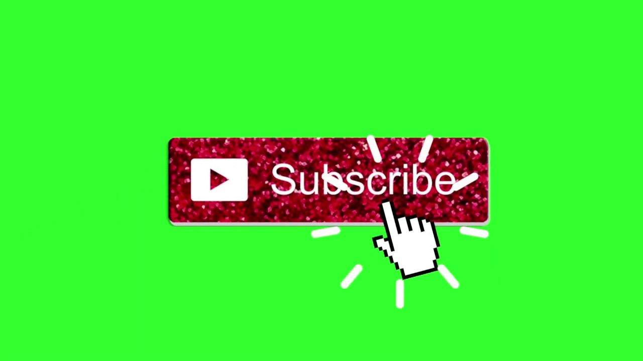 5 Green Screen Animated Subscribe Button
