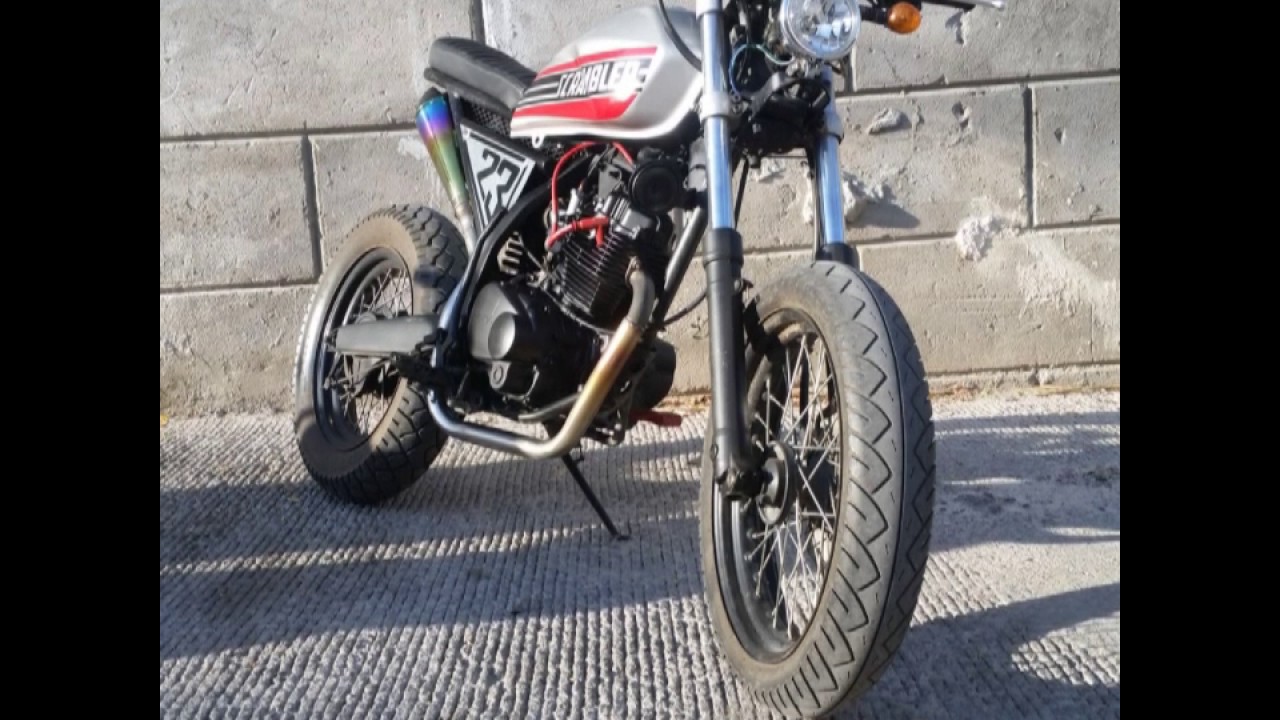 Italika Dm 150 modificada a scrambler