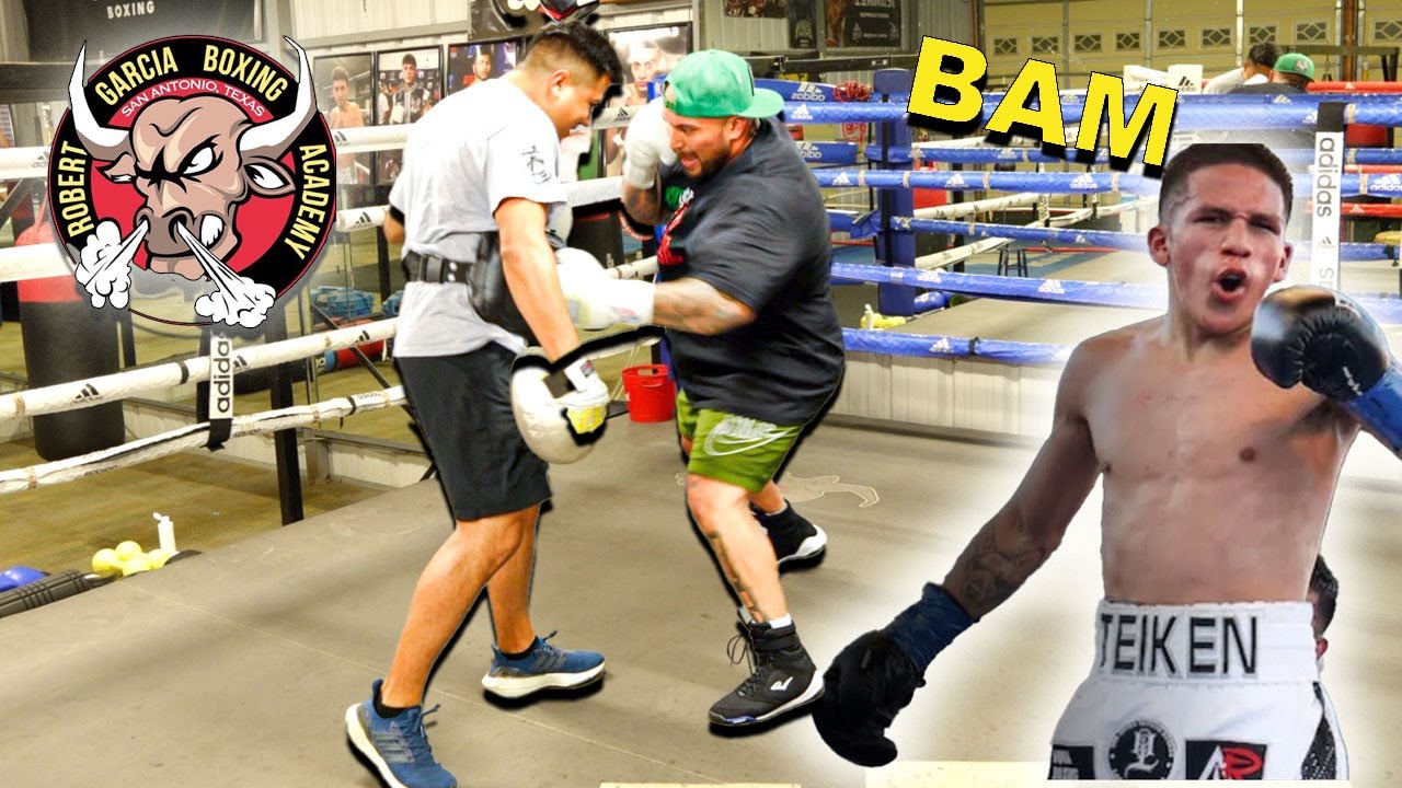 BIG BOY TRAINS AT ROBERT GARCIA'S BOXING ACADEMY