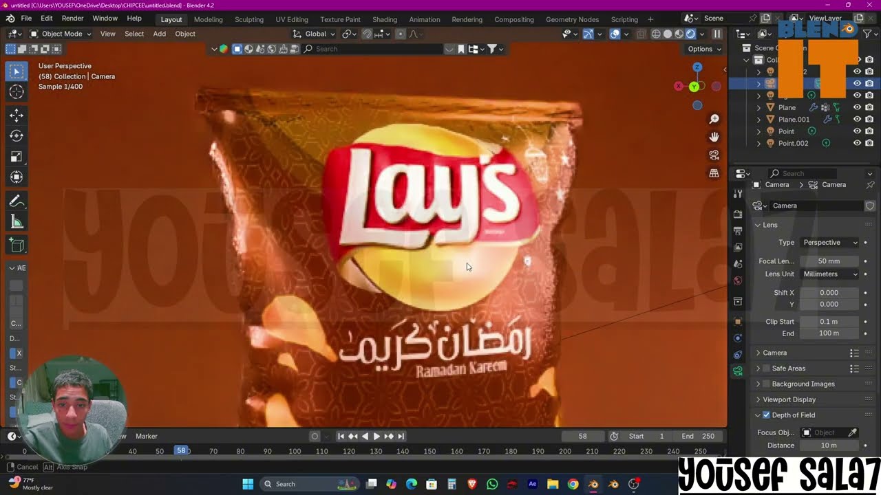 الشاطر#blender  اللي يعرف يطلع شغل عالي ويعرف يطلع الحلو اللي في بلندر #3d