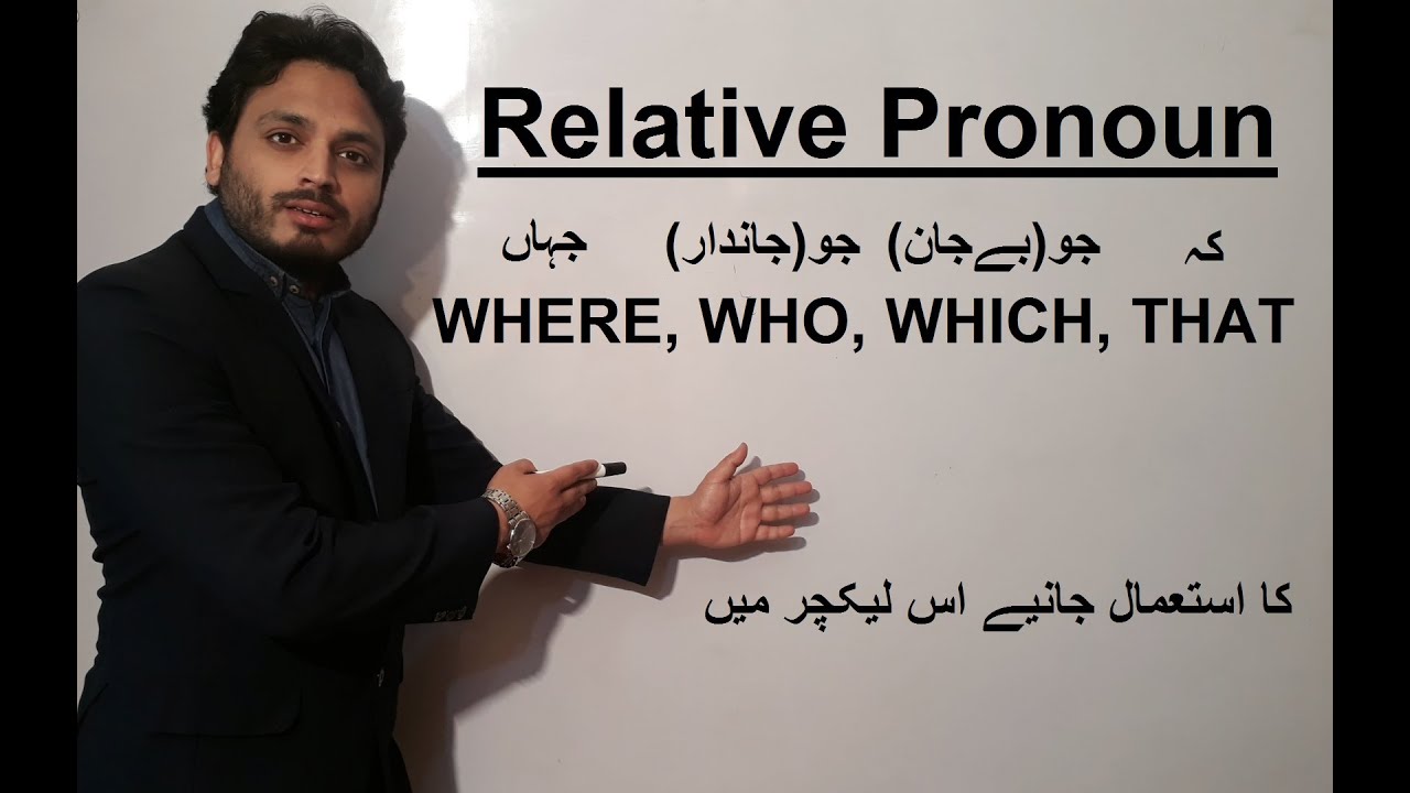 Relative Pronoun (Who, Which, That, Where) By Syed Ali Raza Kazmi