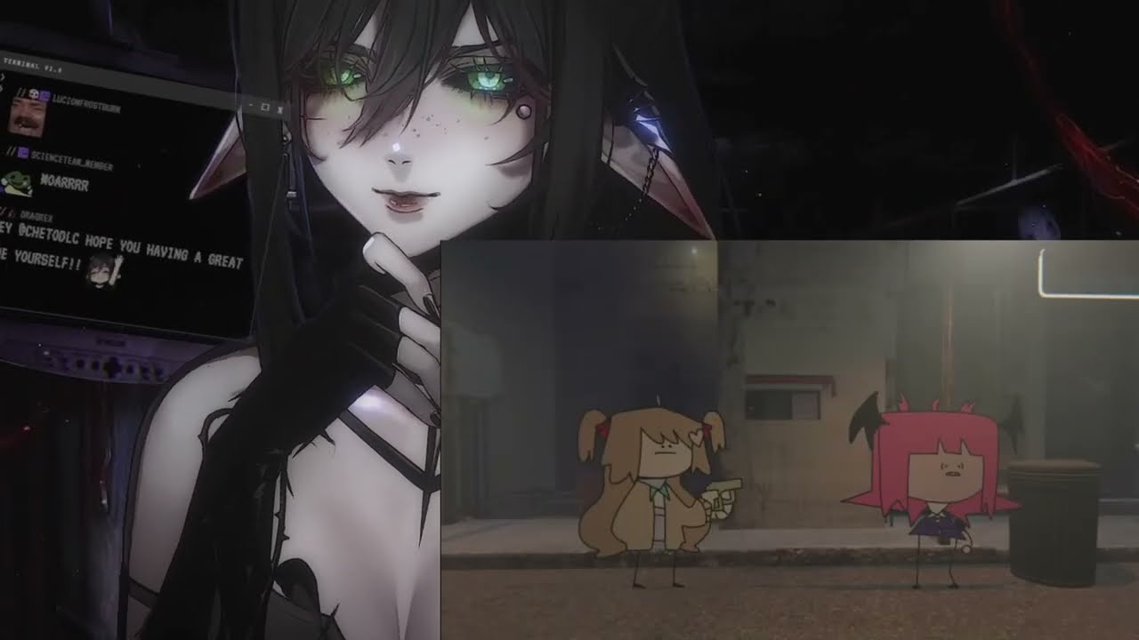 Layna Reacts To Neuro Nevercake Animation