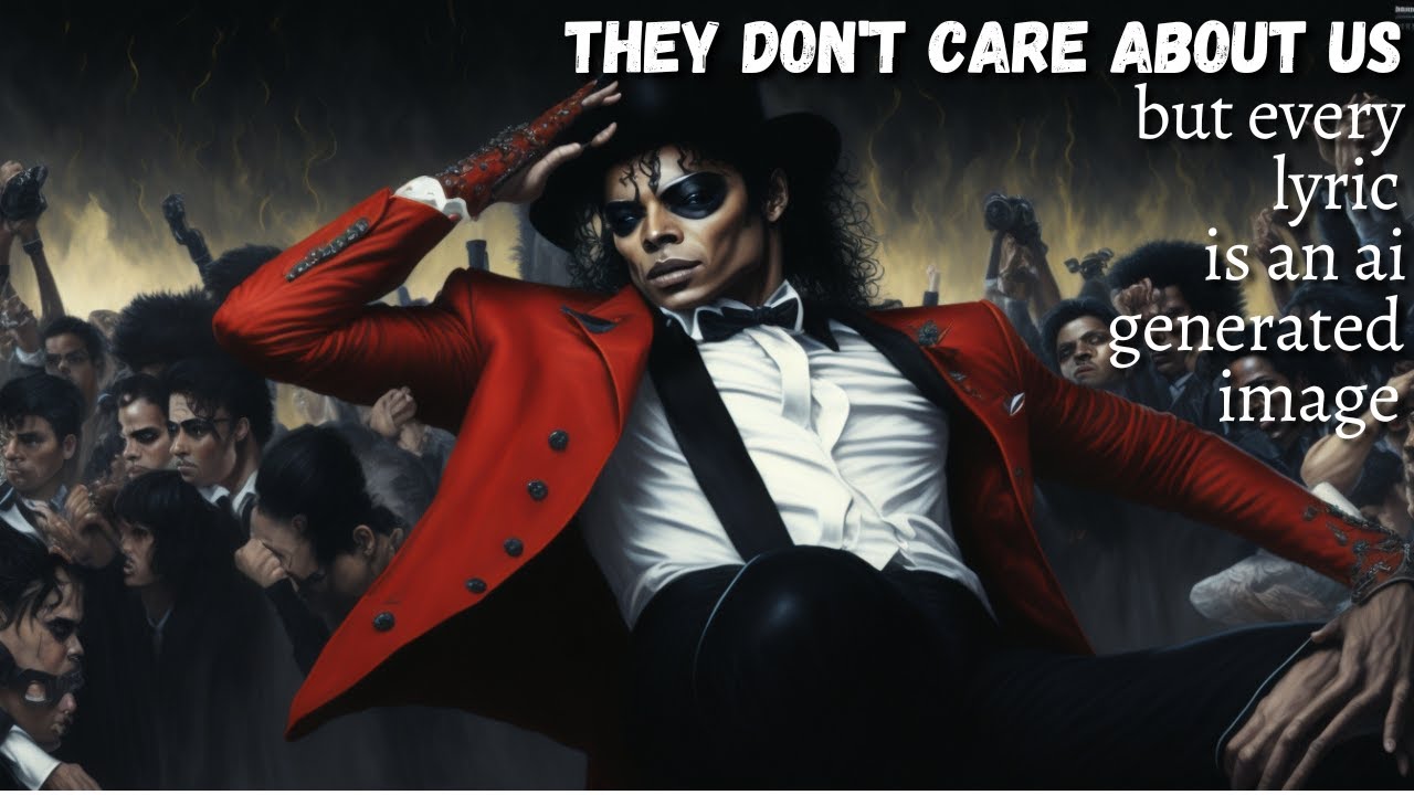 They Don't Care About Us - But every lyric is an AI-generated image