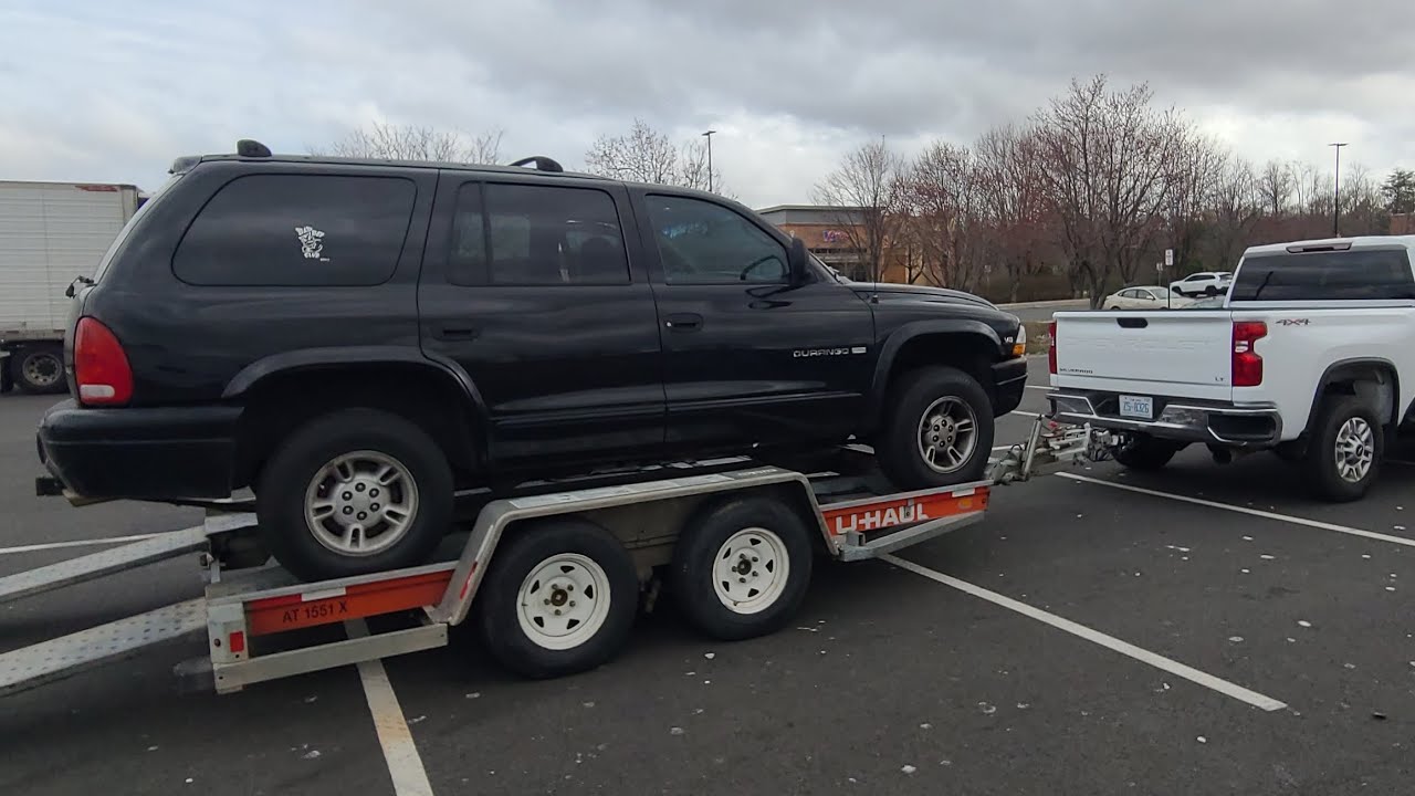 How to load a Uhaul Car hauler trailer #diy #car #towing #easy #fast #safety #use #education #right