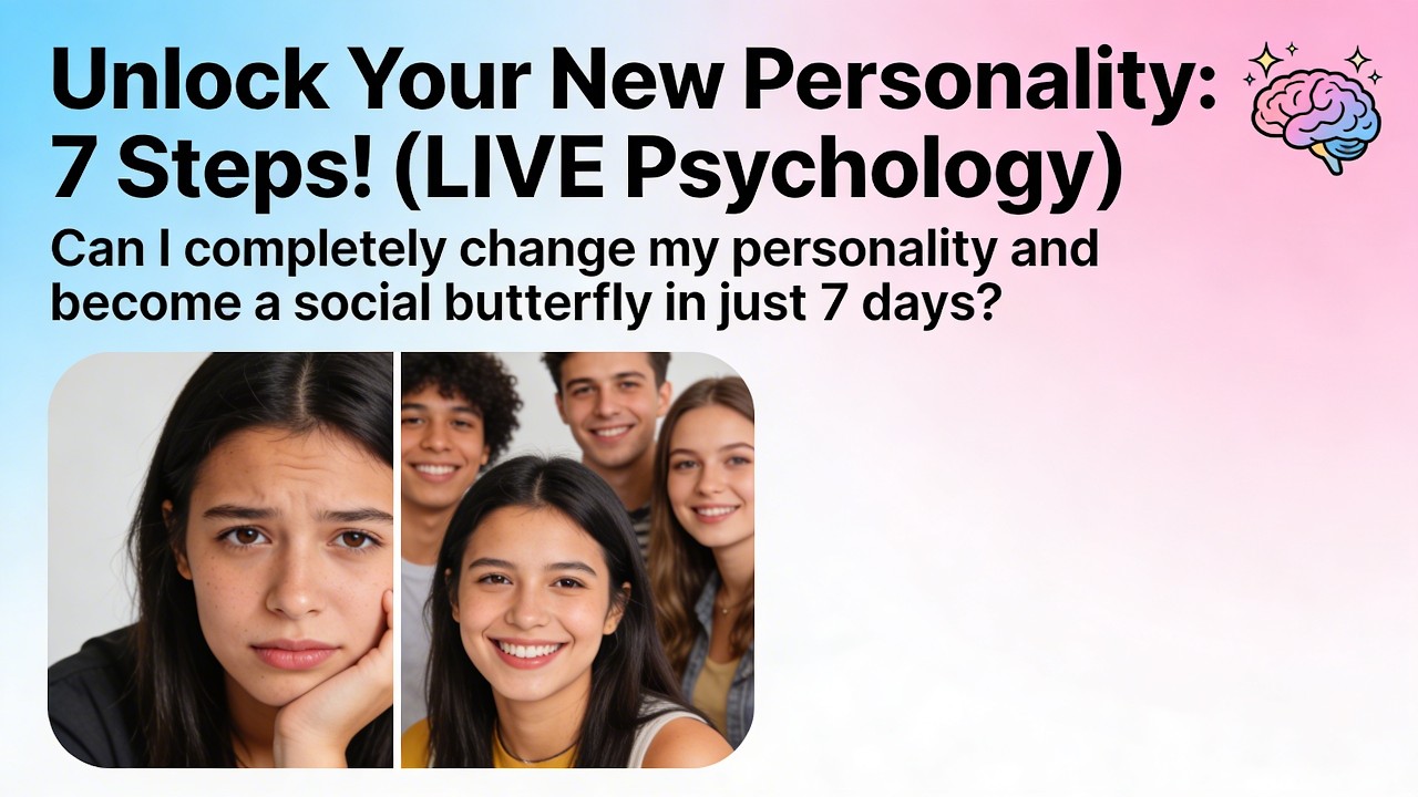 Unlock Your New Personality: 7 Steps! (LIVE Psychology) @UpgradeYourSelf_Knowledge