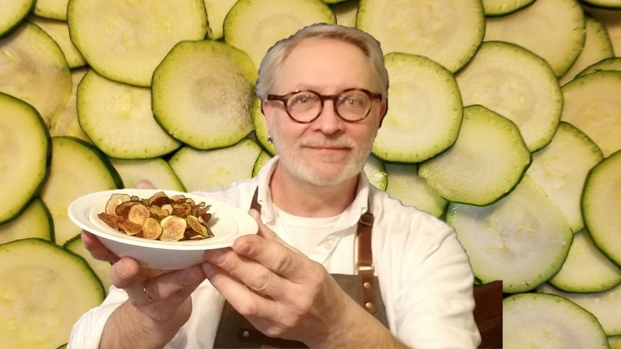 KETO ZUCCHINI CHIPS! CRUNCHY, BAKED, LOW-CARB SNACK!