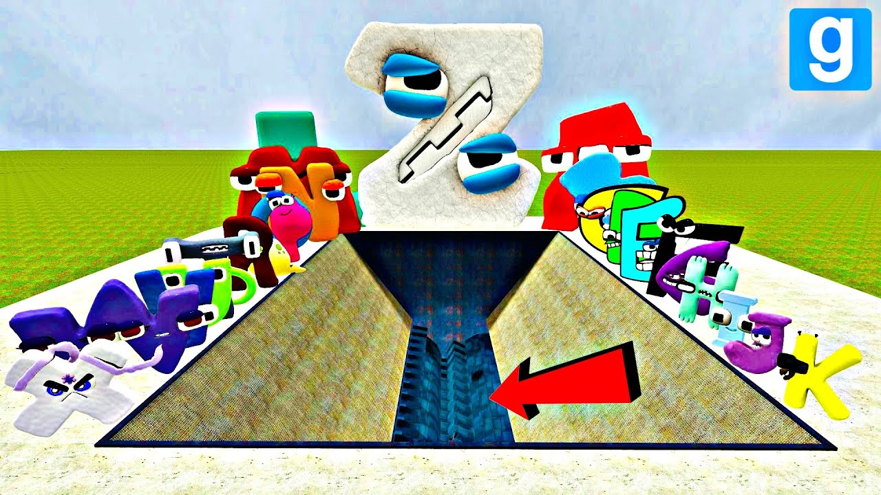 ALL ALPHABET LORE VS SHREDDER In Garry's Mod! 21